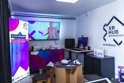 Bild des XR Showroom im XR HUB Nürnberg
