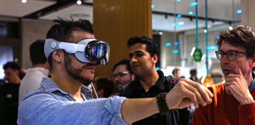 Testen der Apple Vision Pro